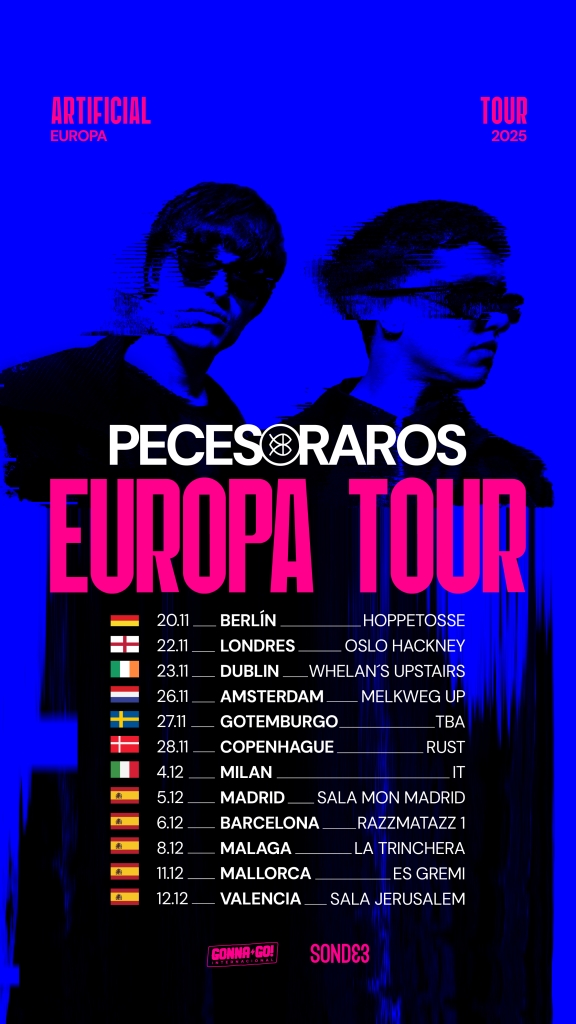 Peces Raros anuncia su Artificial Tour 2025